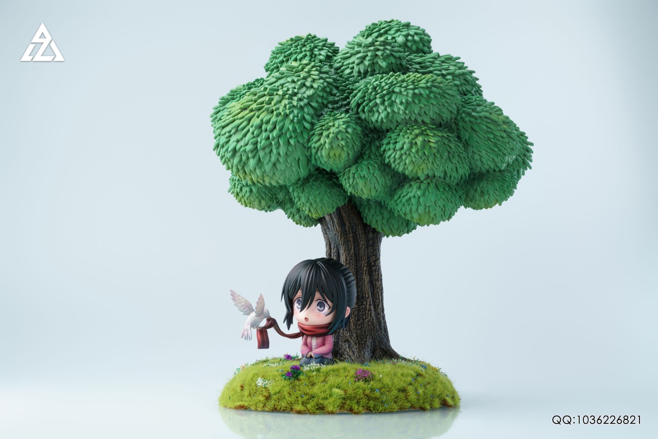 Mikasa Under the Tree - Attack On Titan