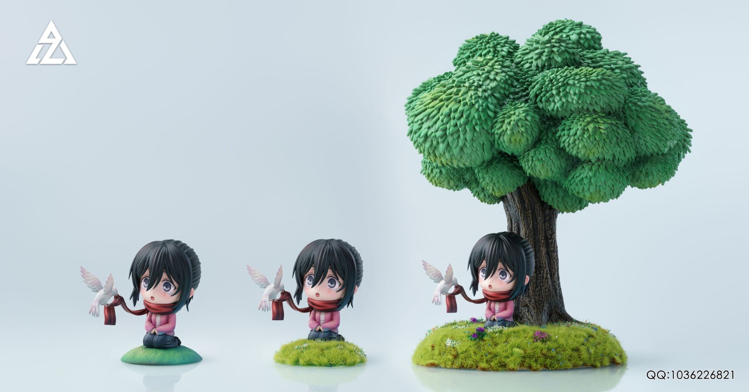 Mikasa Under the Tree - Attack On Titan