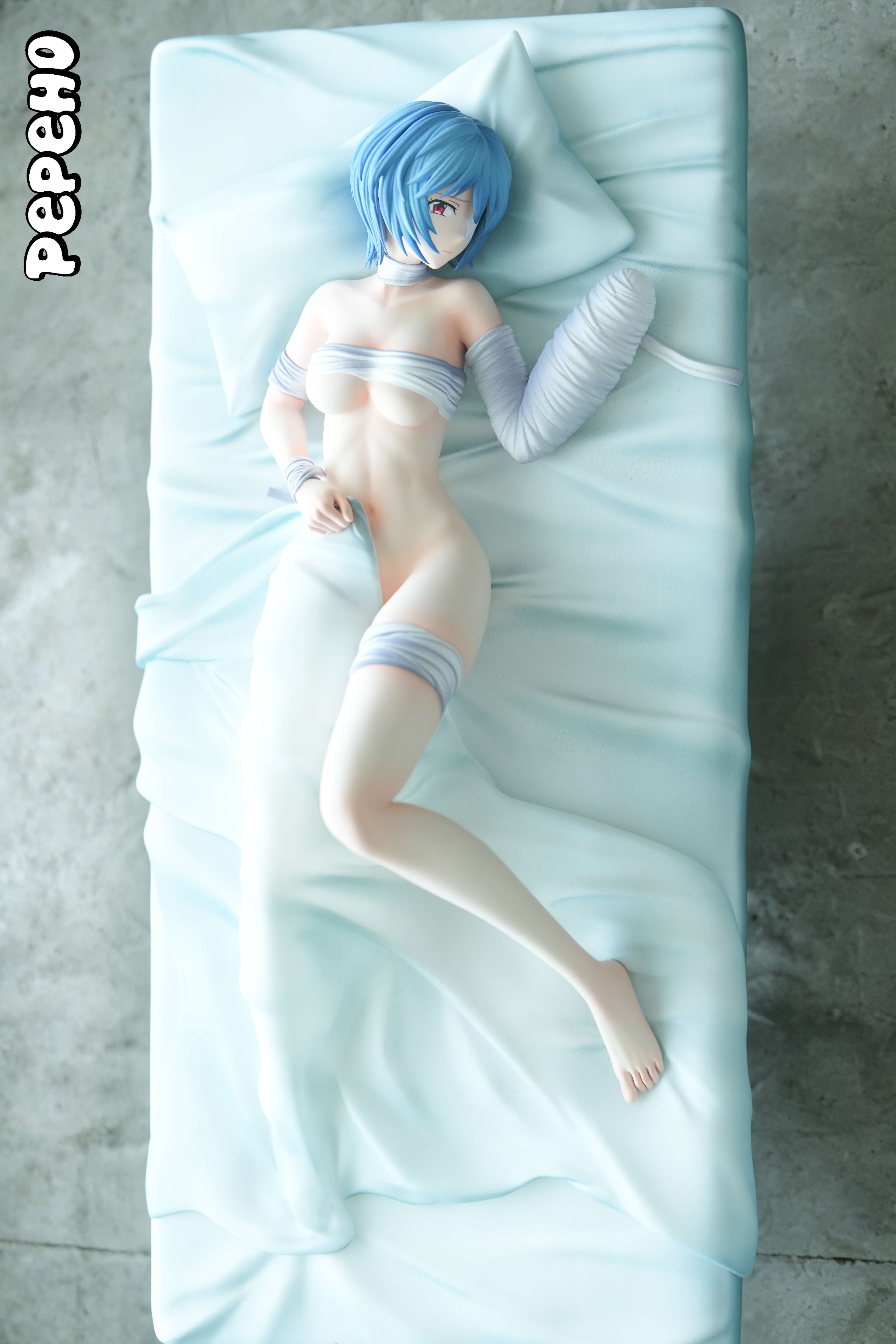 Ayanami Rei lying on hospital bed - Evangelion 1/6