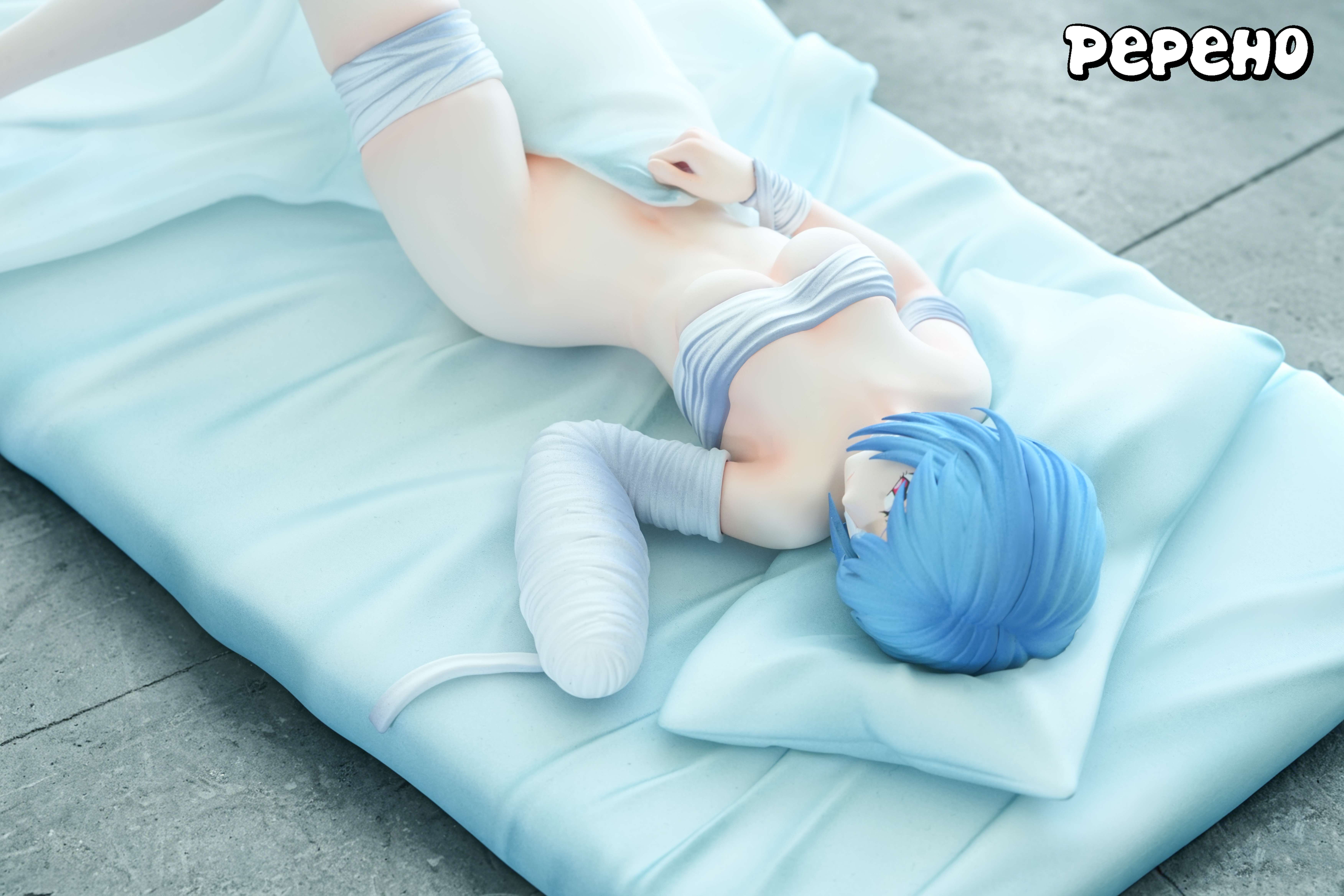 Ayanami Rei lying on hospital bed - Evangelion 1/6