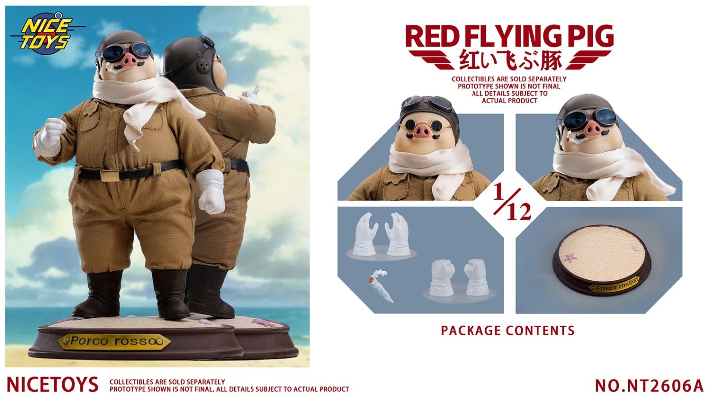 Red Flying Pig 1/12