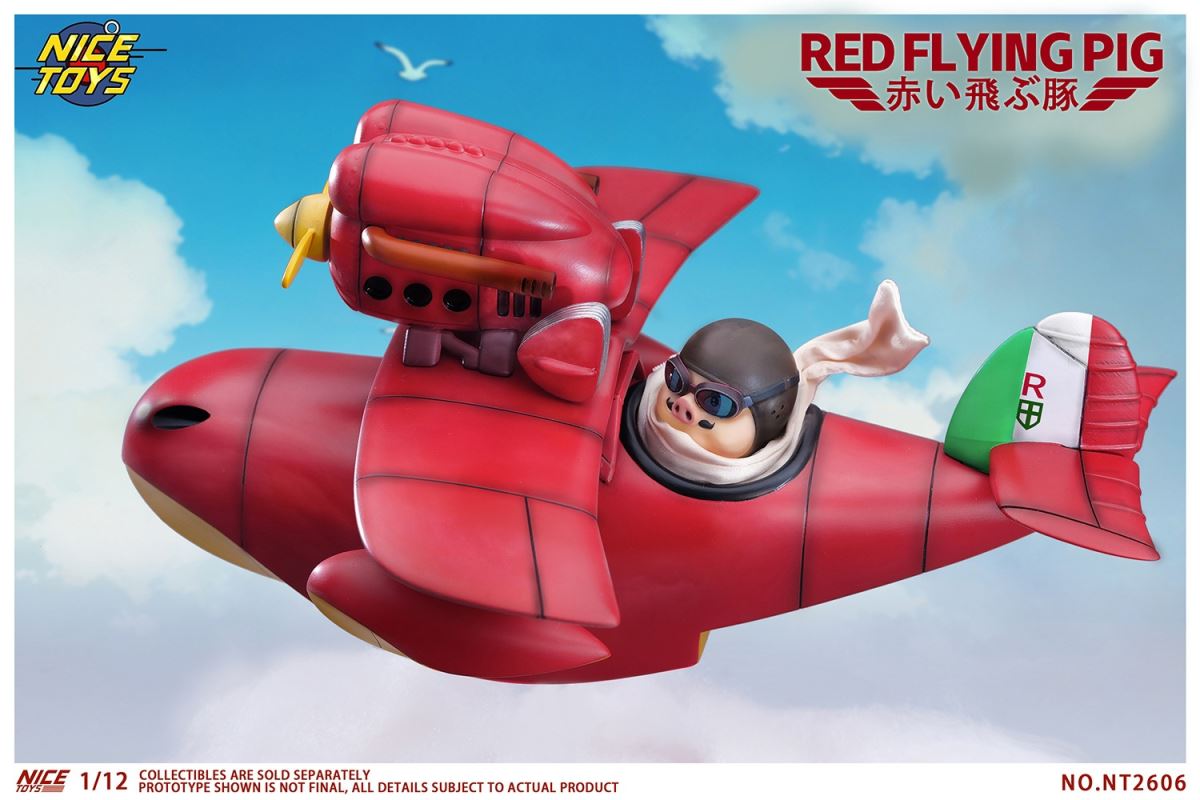 Red Flying Pig 1/12