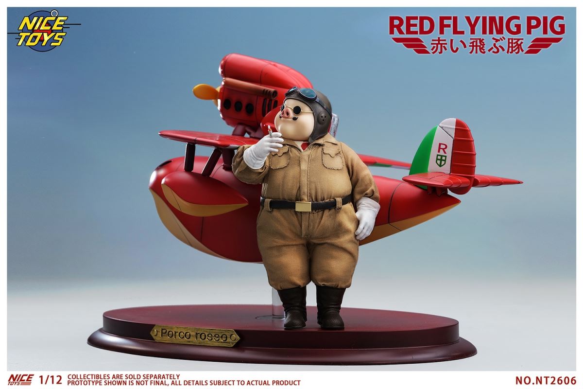 Red Flying Pig 1/12