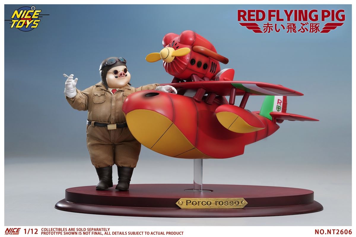Red Flying Pig 1/12