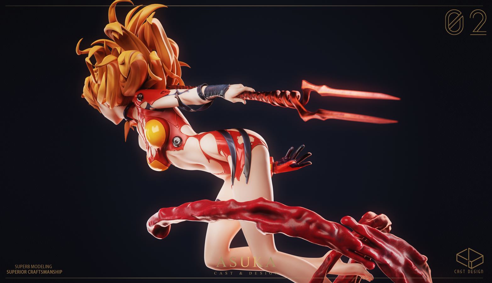 Asuka - Evangelion 1/4