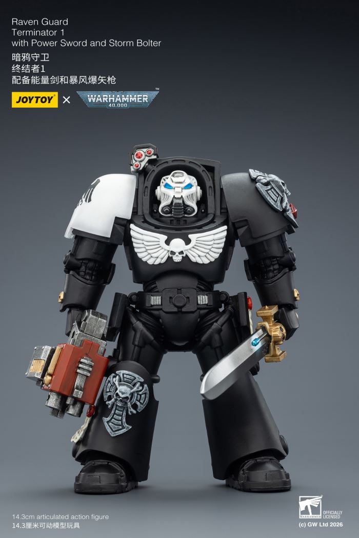 Warhammer - Salamander Terminator Squad & Raven Guard Terminator Squad 1/18