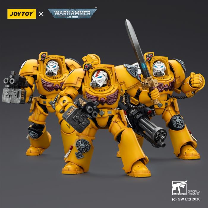 Warhammer - Imperial Fist Terminator Squad & White Scar Legion Terminator Squad 1/18