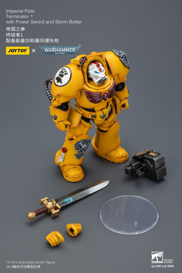 Warhammer - Imperial Fist Terminator Squad & White Scar Legion Terminator Squad 1/18