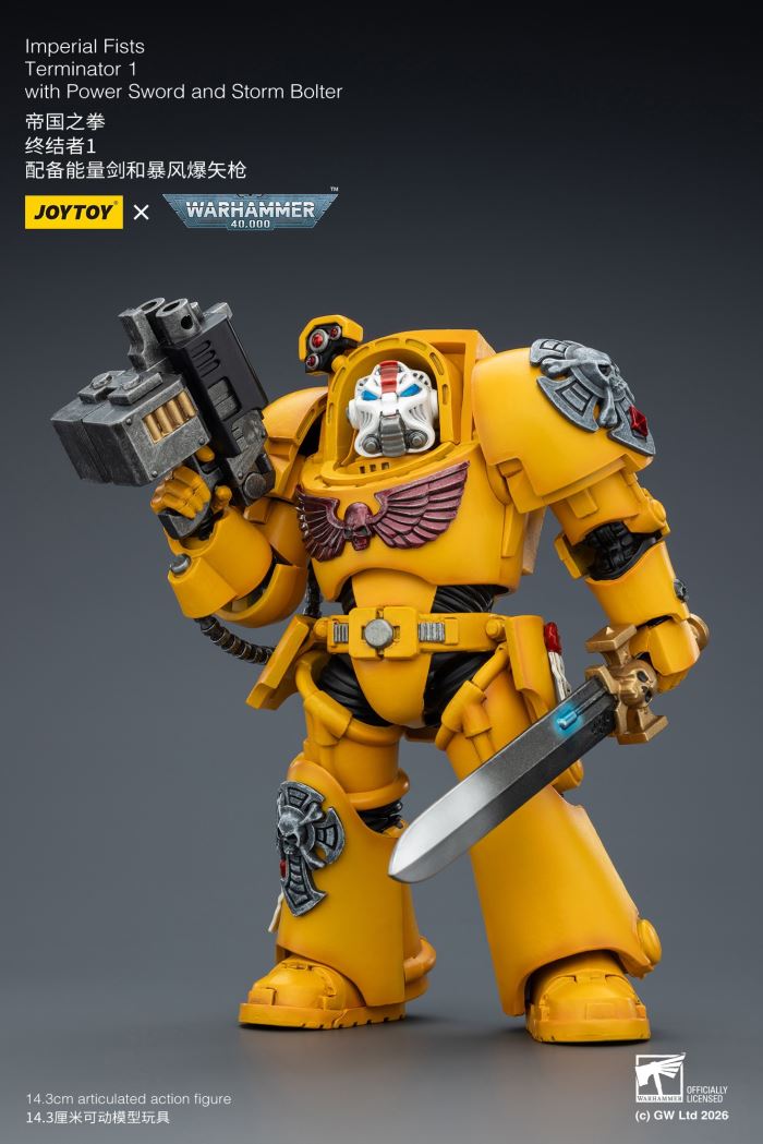 Warhammer - Imperial Fist Terminator Squad & White Scar Legion Terminator Squad 1/18
