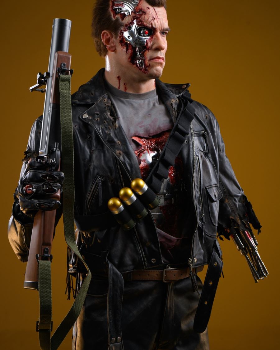 Terminator T800 battle damage 1/1 life size statue