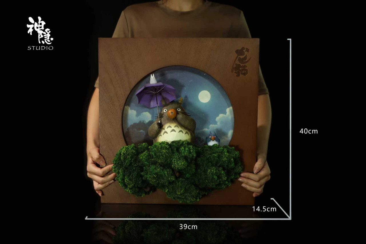 Totoro under the moonlight