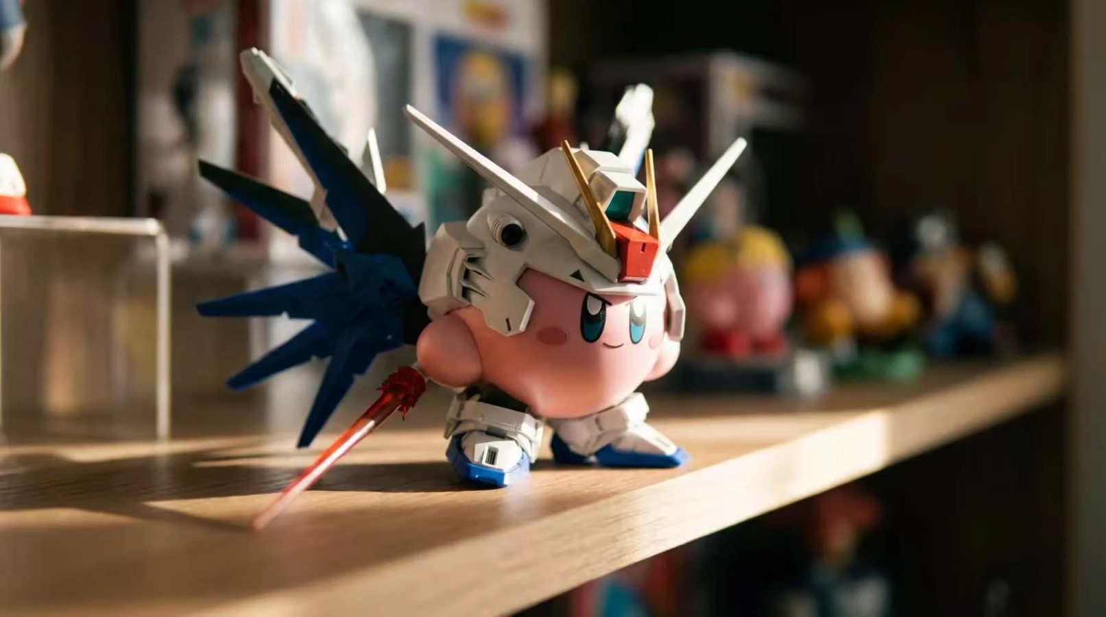 Kirby cos Gundam