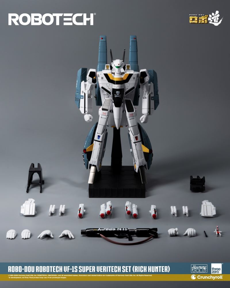 Space Fortress VF-1S Transforming Fighter Super Armor Suit Rick Carter /