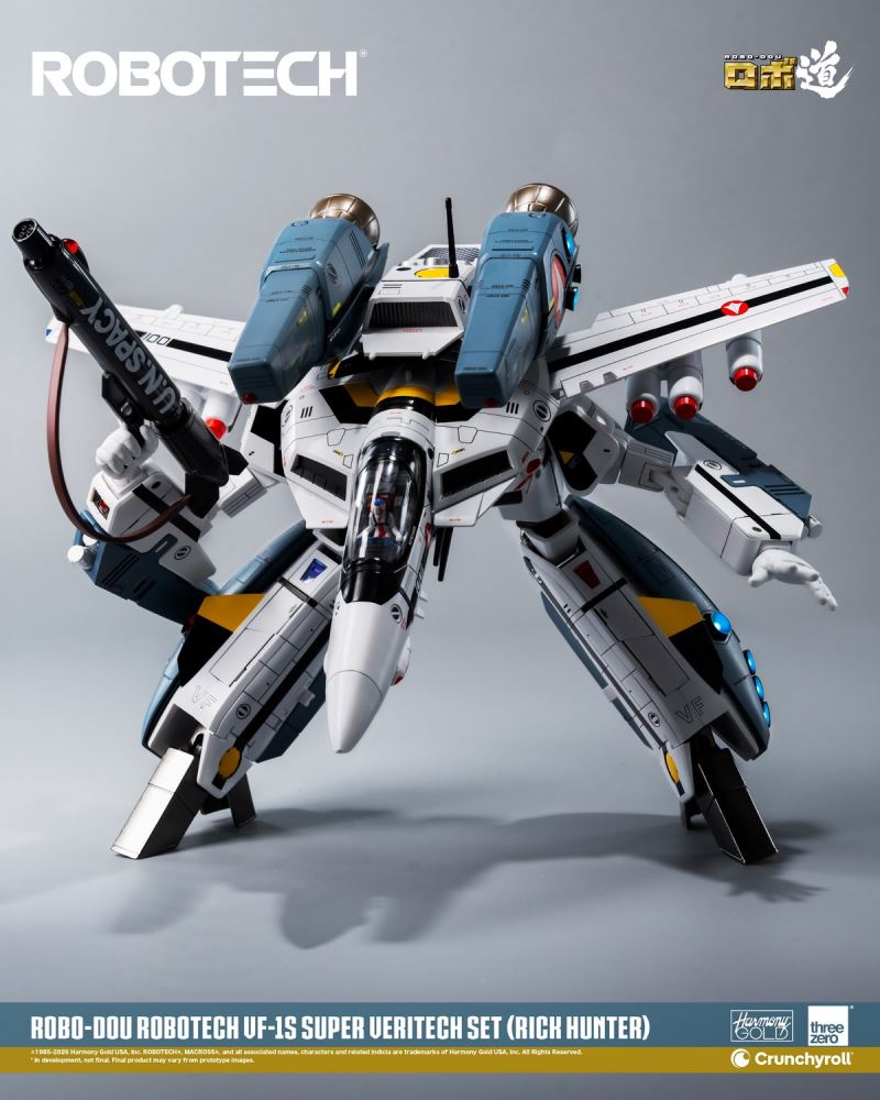 Space Fortress VF-1S Transforming Fighter Super Armor Suit Rick Carter /
