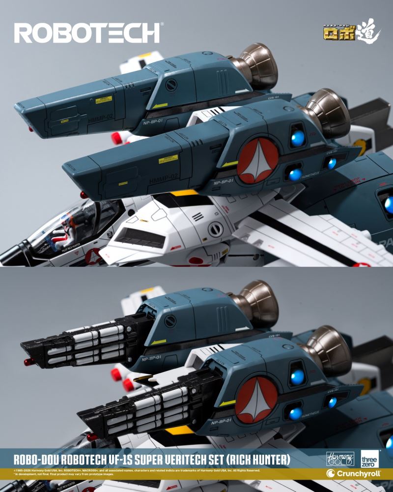 Space Fortress VF-1S Transforming Fighter Super Armor Suit Rick Carter /