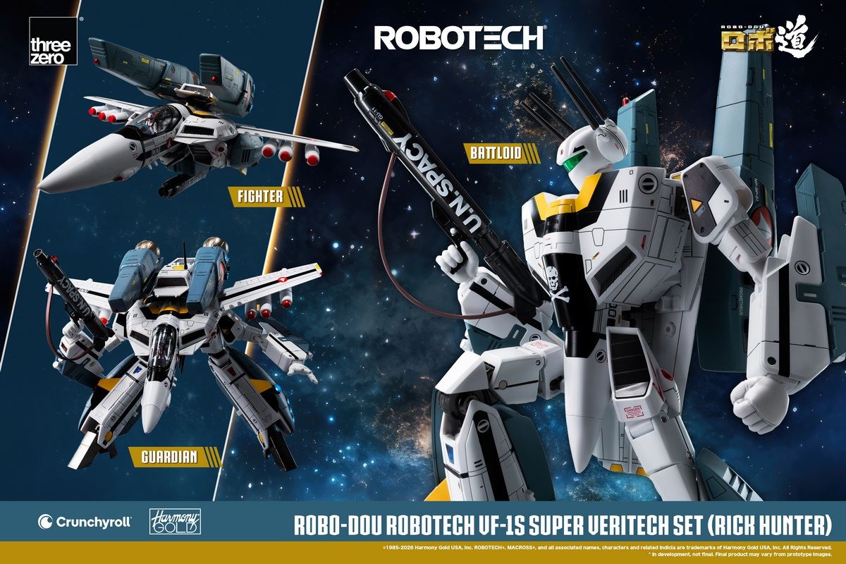 Space Fortress VF-1S Transforming Fighter Super Armor Suit Rick Carter /