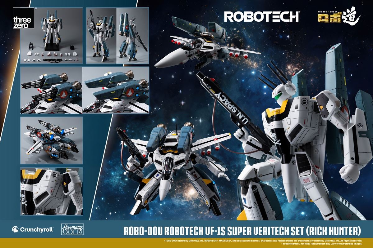 Space Fortress VF-1S Transforming Fighter Super Armor Suit Rick Carter /