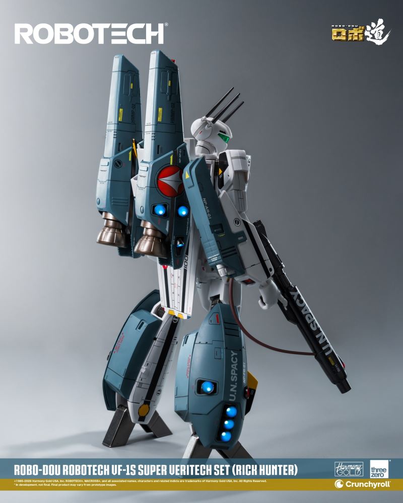 Space Fortress VF-1S Transforming Fighter Super Armor Suit Rick Carter /