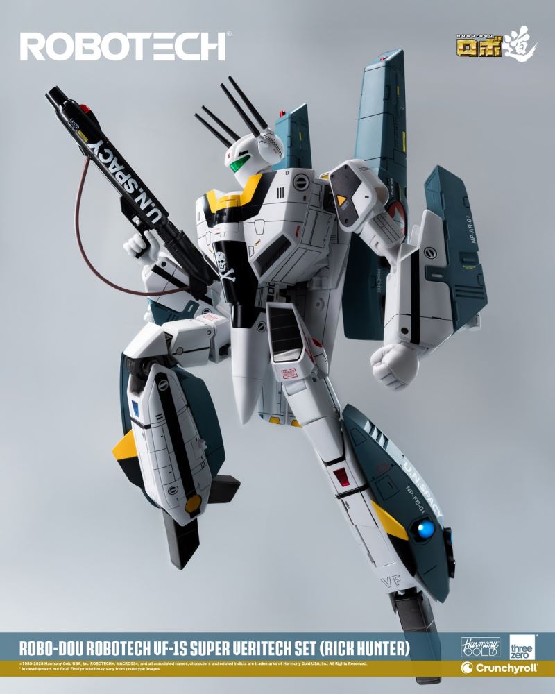 Space Fortress VF-1S Transforming Fighter Super Armor Suit Rick Carter /