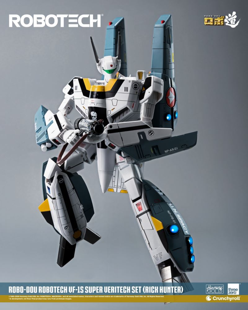Space Fortress VF-1S Transforming Fighter Super Armor Suit Rick Carter /
