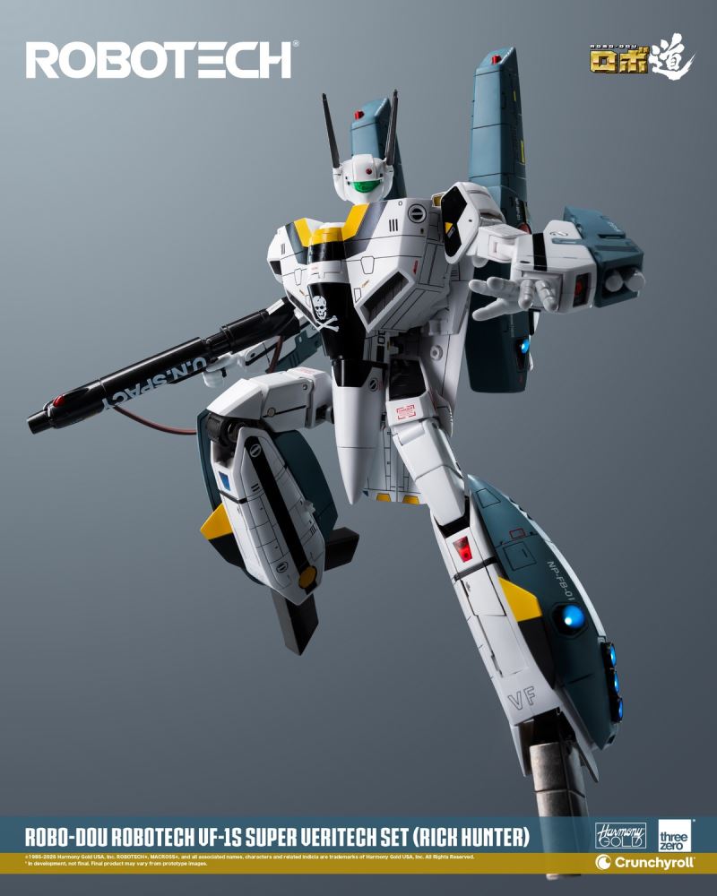 Space Fortress VF-1S Transforming Fighter Super Armor Suit Rick Carter /