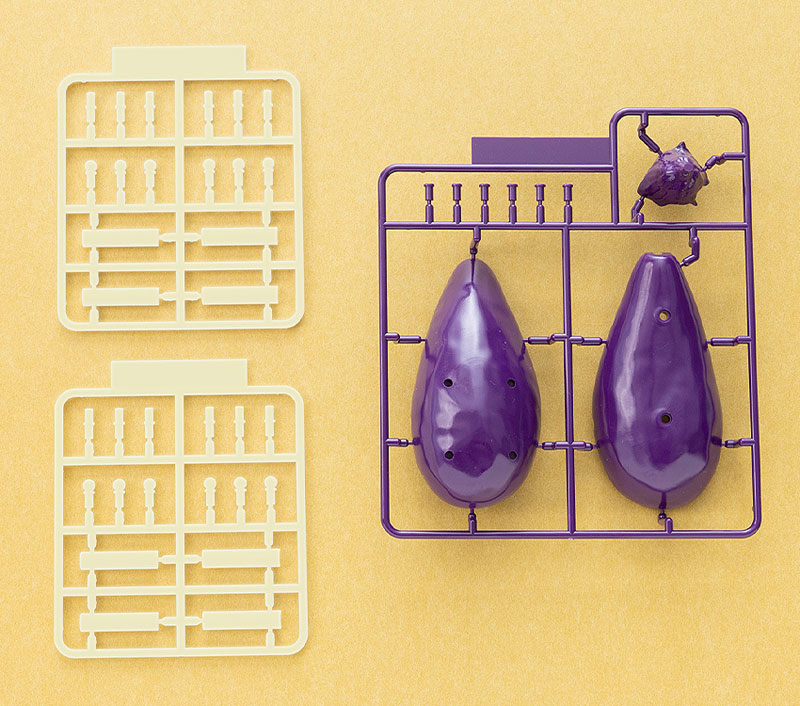 Shoryo Uma Plastic Model Cucumber & Eggplant 1/1
