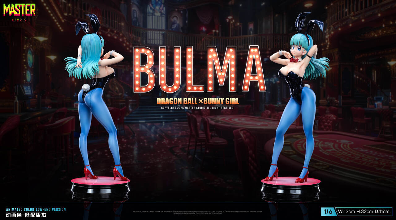 Master Studio - Fire Mountain Arc Bunny Girl Bulma Dragon Ball