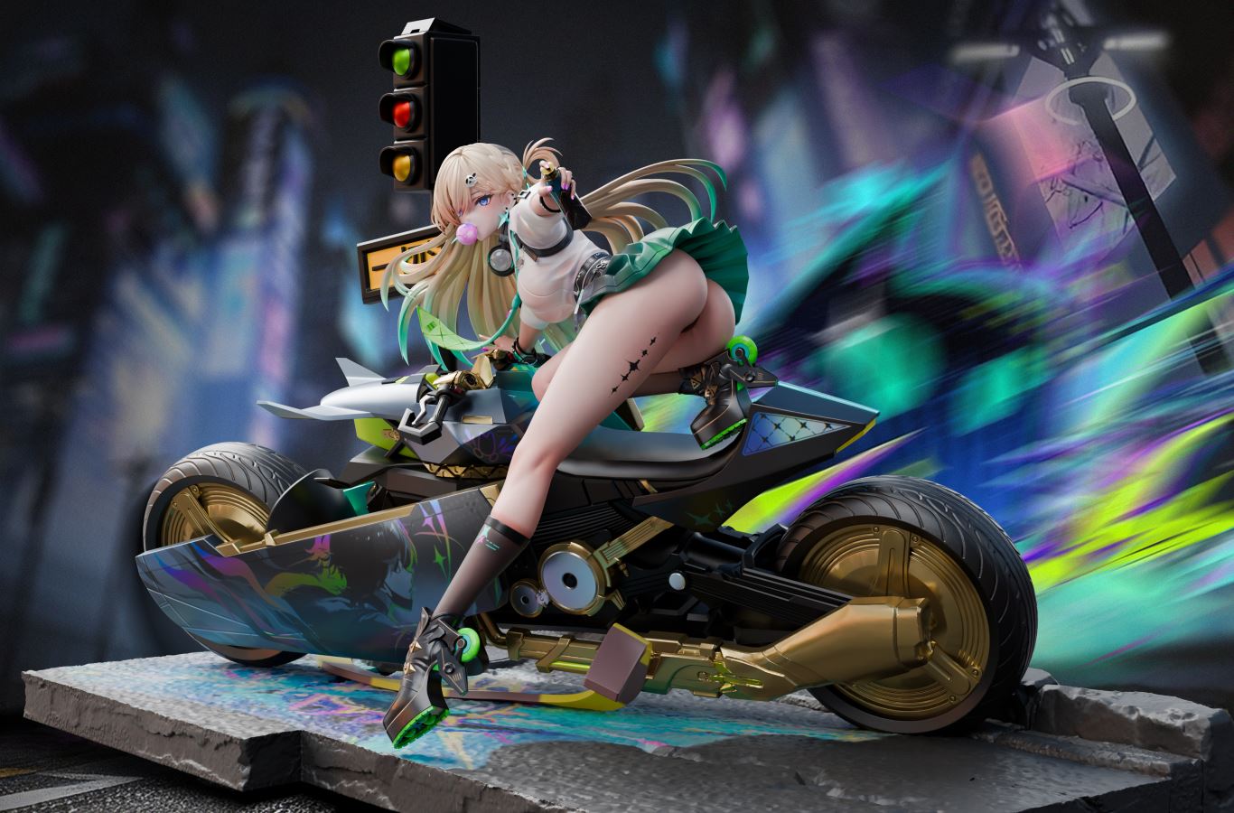 Motorcycle Girl Lynae 1/6