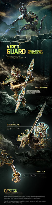 SNAKE SKELETAL Series 1/12