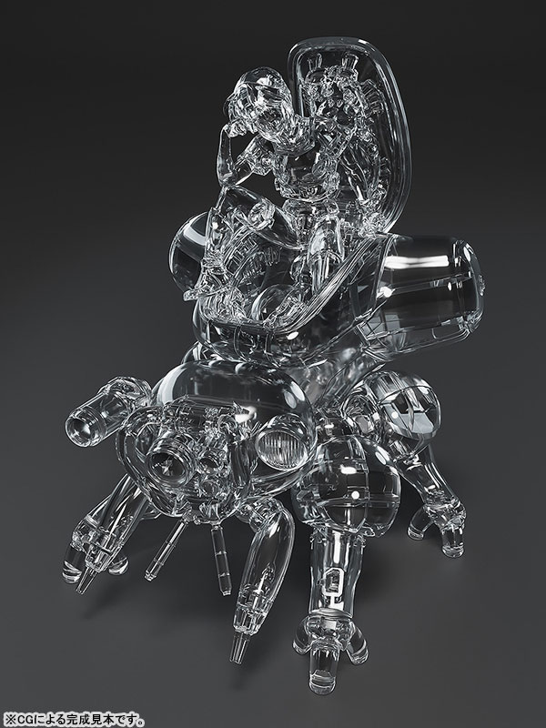 PLAMAX minimum factory MF-96 Ghost in the Shell Motoko Kusanagi with Fuchikoma: Thermoptic Camouflage Ver. 1/20