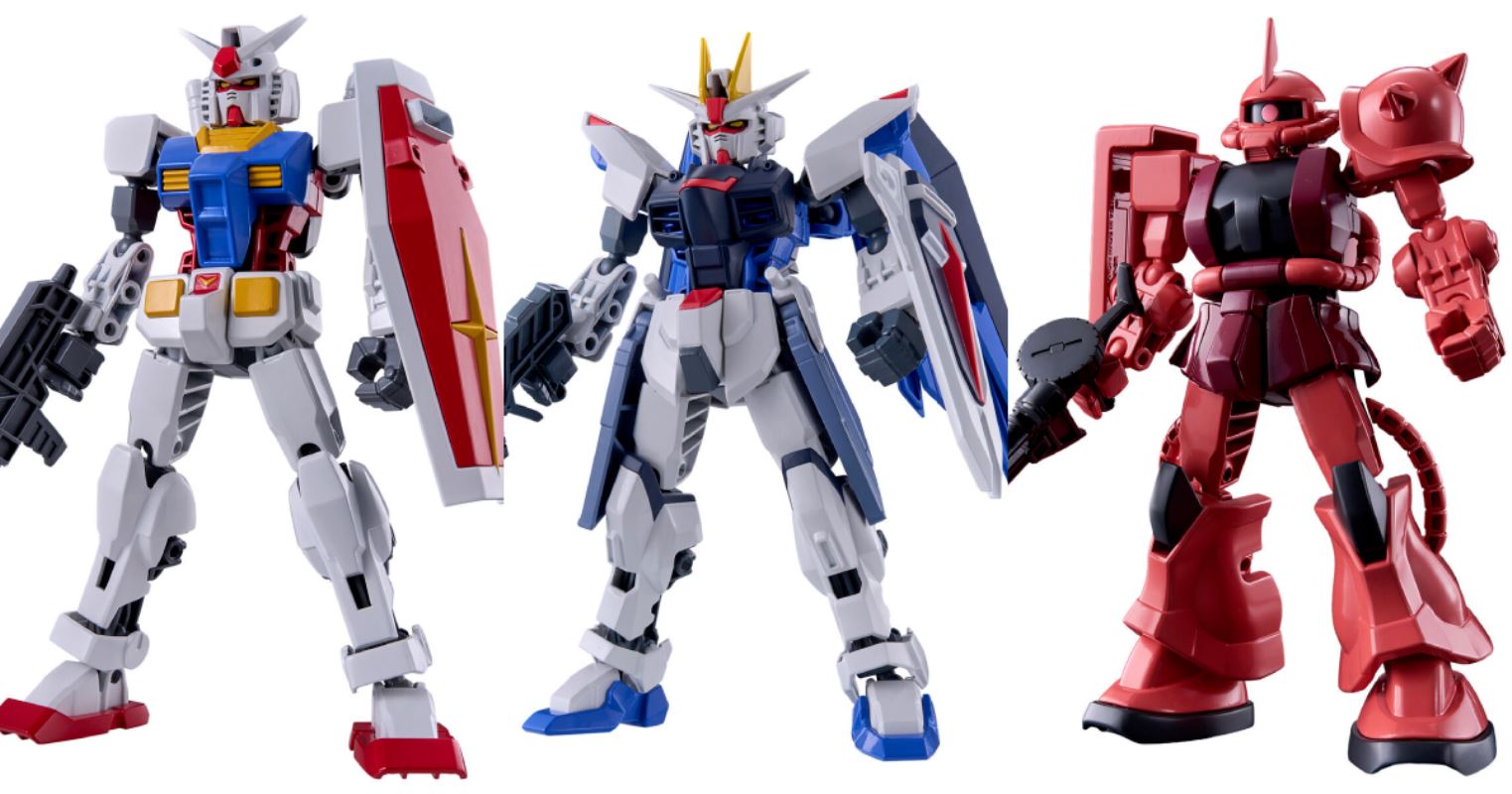 Gundam Miximize - RX-78-2 / MS-06S / ZGMF-X10A