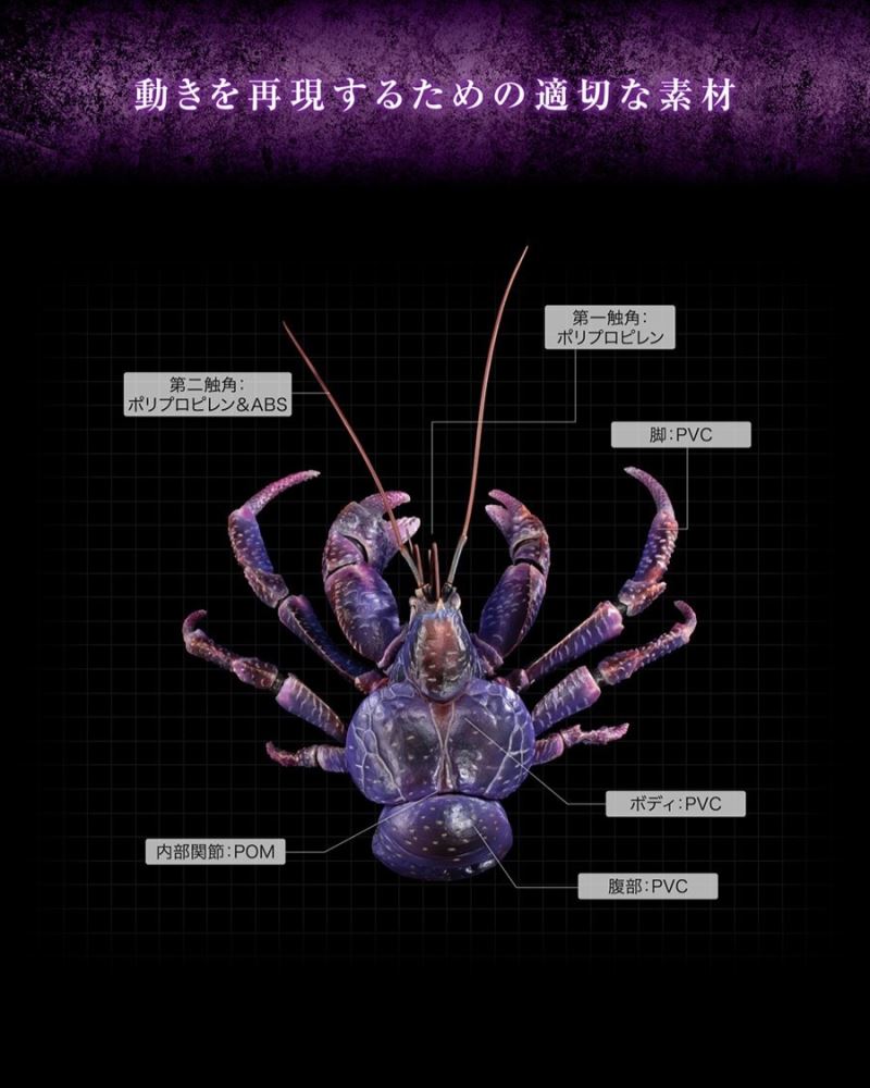 The Great Encyclopedia of Living Things Premium: Coconut Crab [Purple Color]