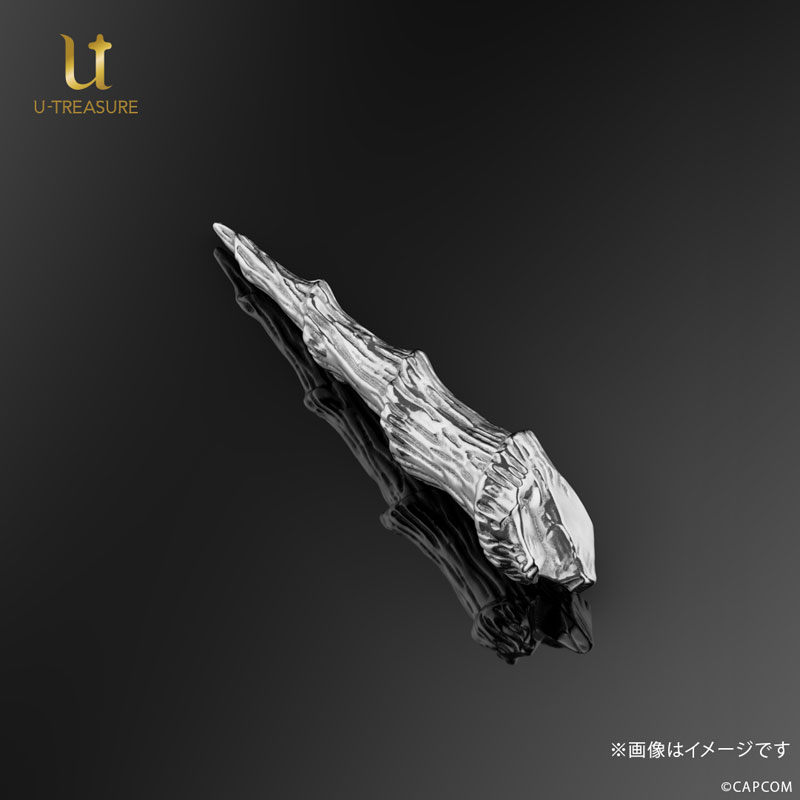 Monster Hunter Kirin Azure Horn Statue Silver