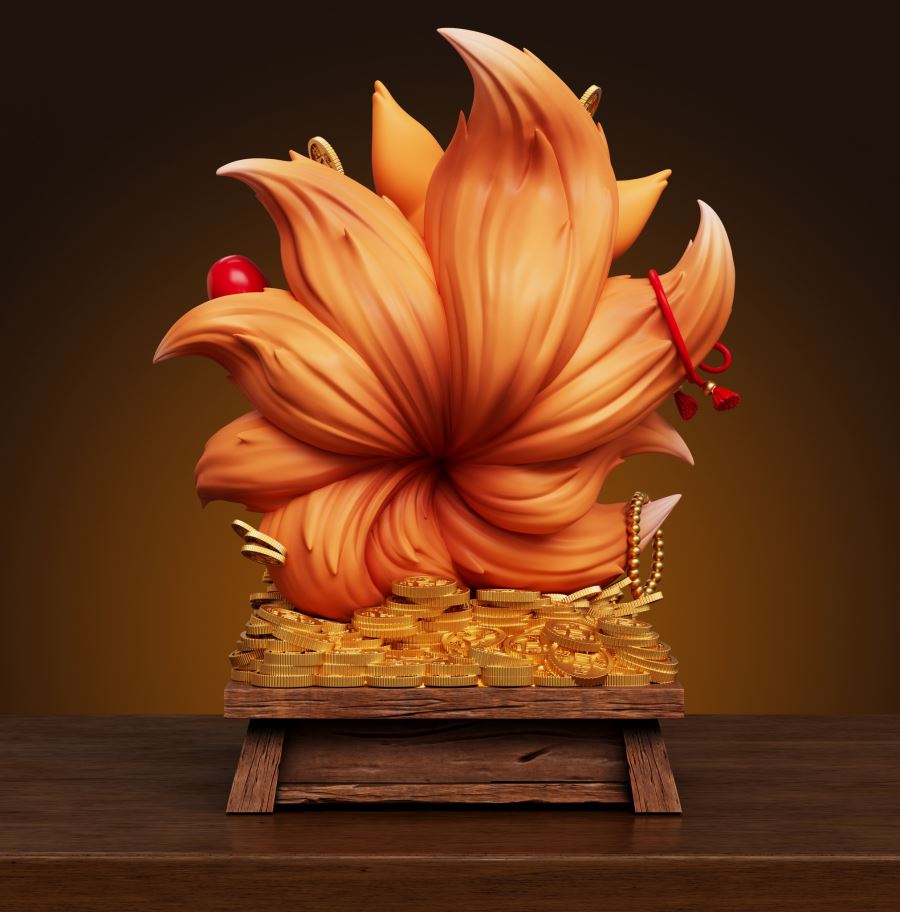 Wealth-Attracting Series - Nine-Tailed Fox