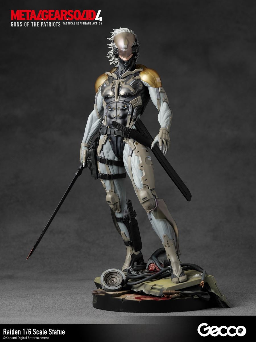Raiden statue from Metal Gear Solid 4 Guns of the Patriots