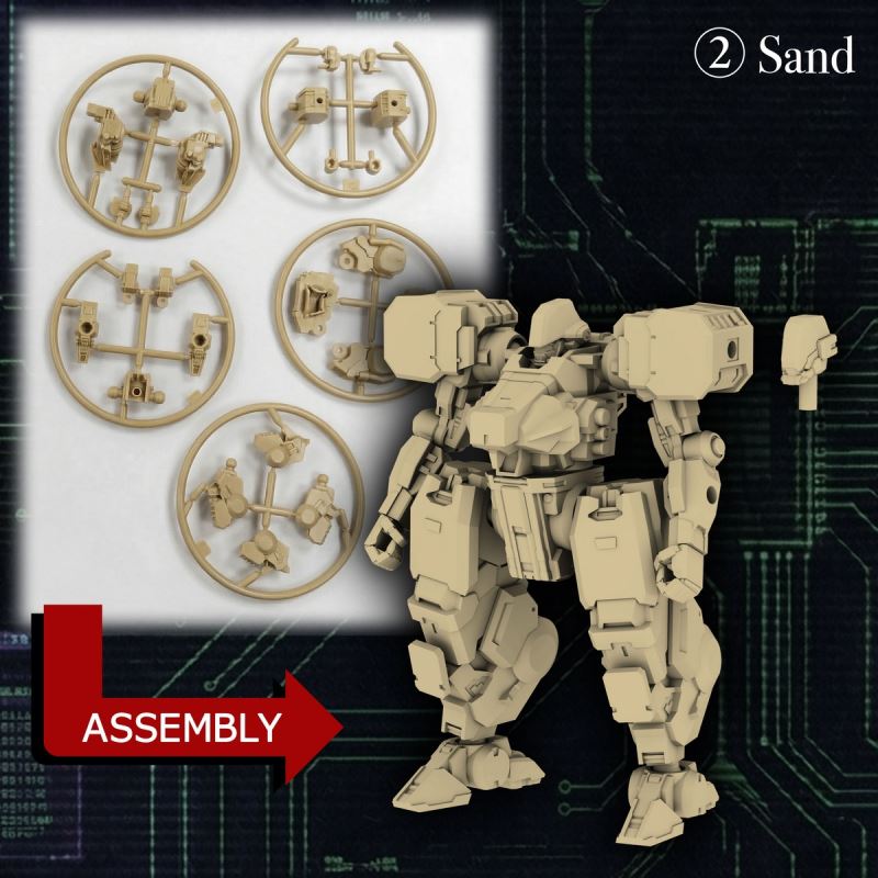 Mech Front Gashapon Model Set 1 PARACX 1/100