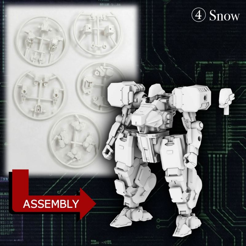 Mech Front Gashapon Model Set 1 PARACX 1/100