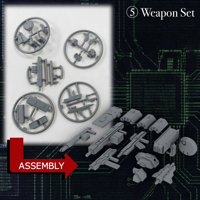 Mech Front Gashapon Model Set 1 PARACX 1/100