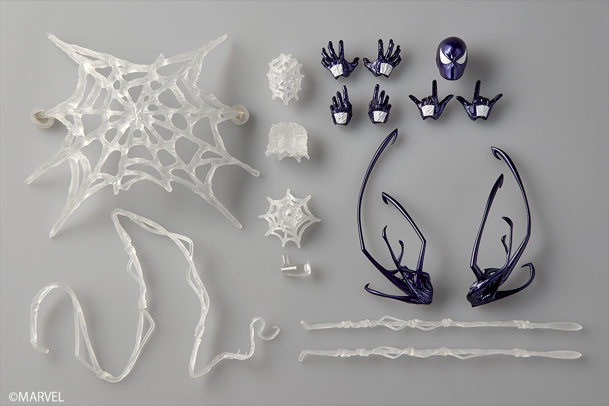 Revoltech Amazing Yamaguchi Symbiote Spider-Man (Purple Ver.)