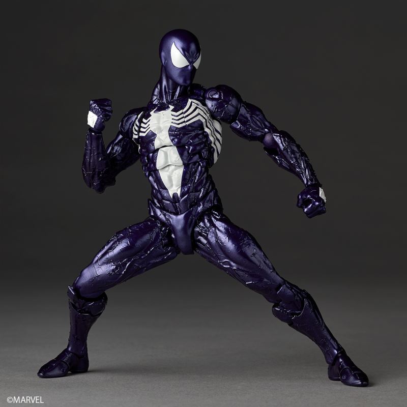 Revoltech Amazing Yamaguchi Symbiote Spider-Man (Purple Ver.)