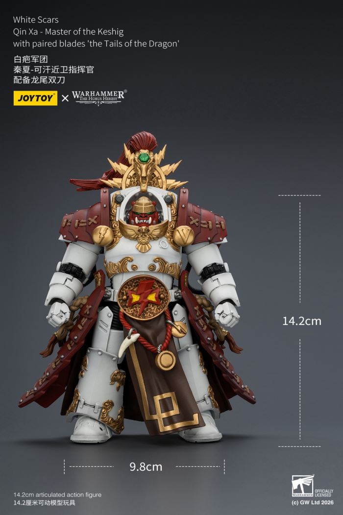 White Scar Legion - Qin Xia Khan's Guard Commander / Shib Khan's Redeemer / Defiant Fearless Mech 1/18