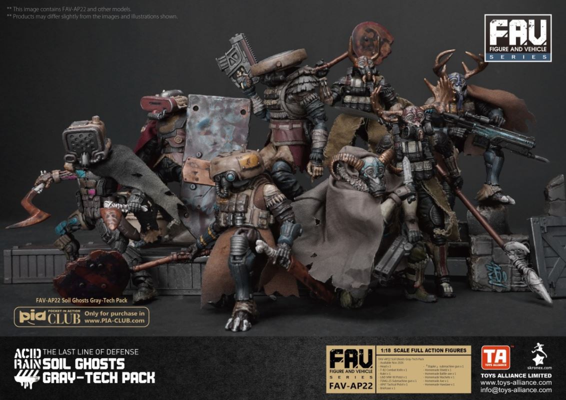 FAV-AP22 Soil Ghosts Gray-Tech Pack