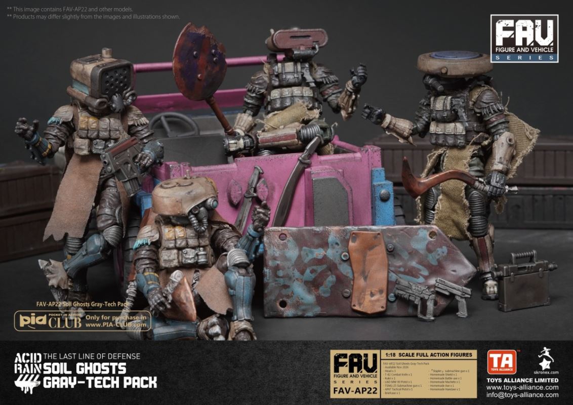 FAV-AP22 Soil Ghosts Gray-Tech Pack