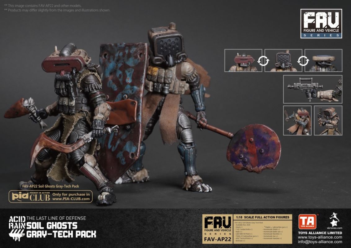 FAV-AP22 Soil Ghosts Gray-Tech Pack