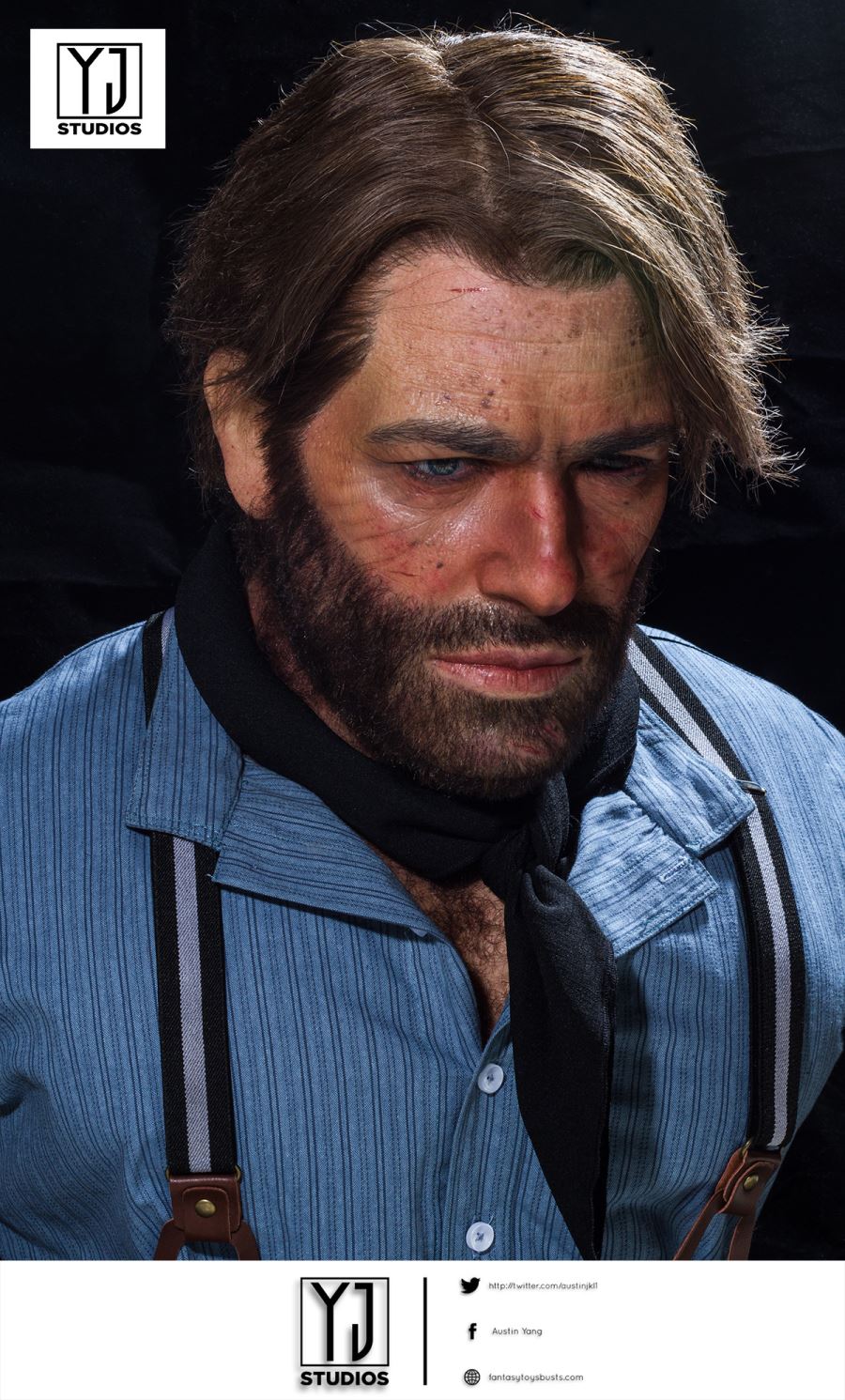 Bust of Arthur Morgan - Red Dead Redemption 2