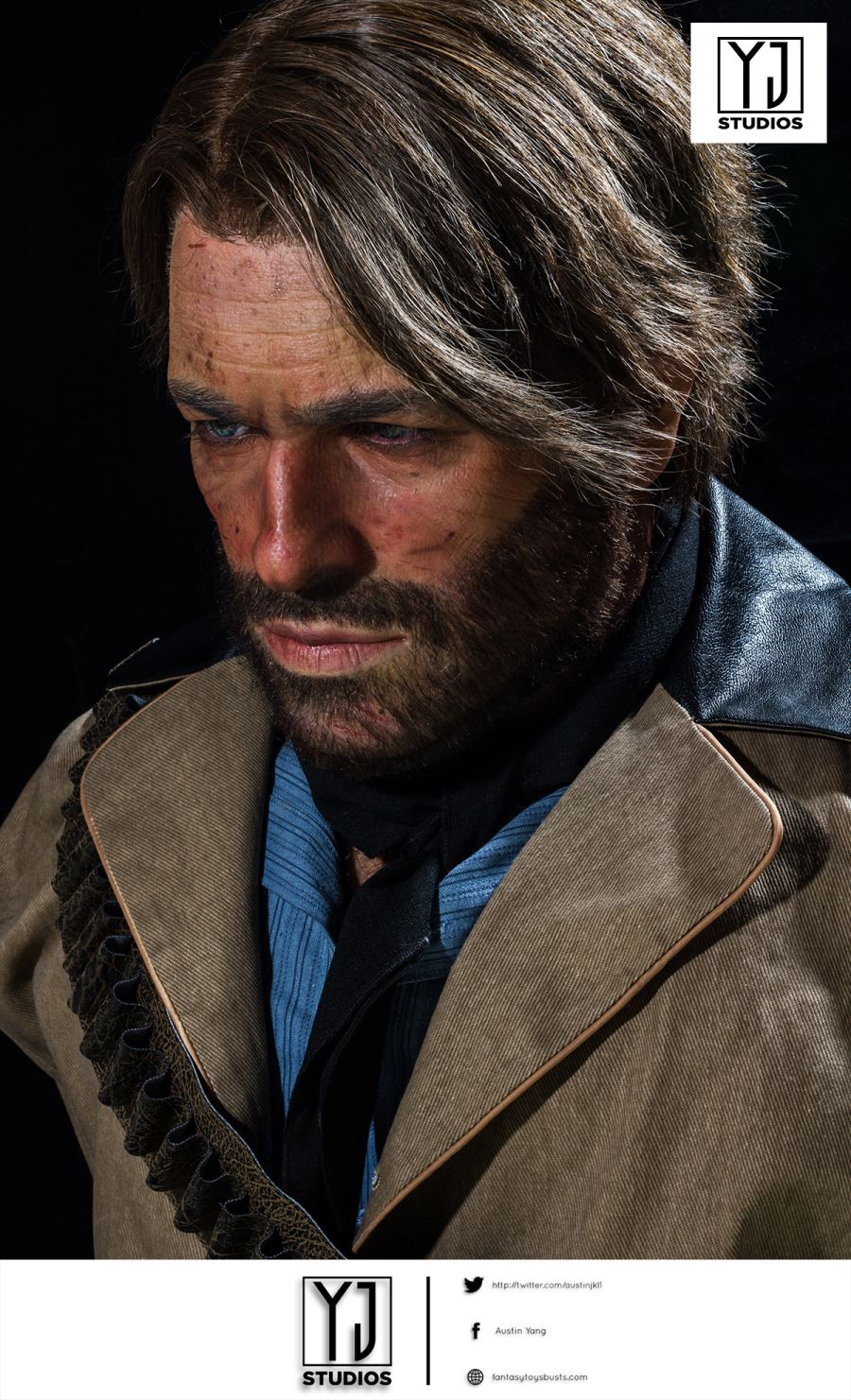 Bust of Arthur Morgan - Red Dead Redemption 2