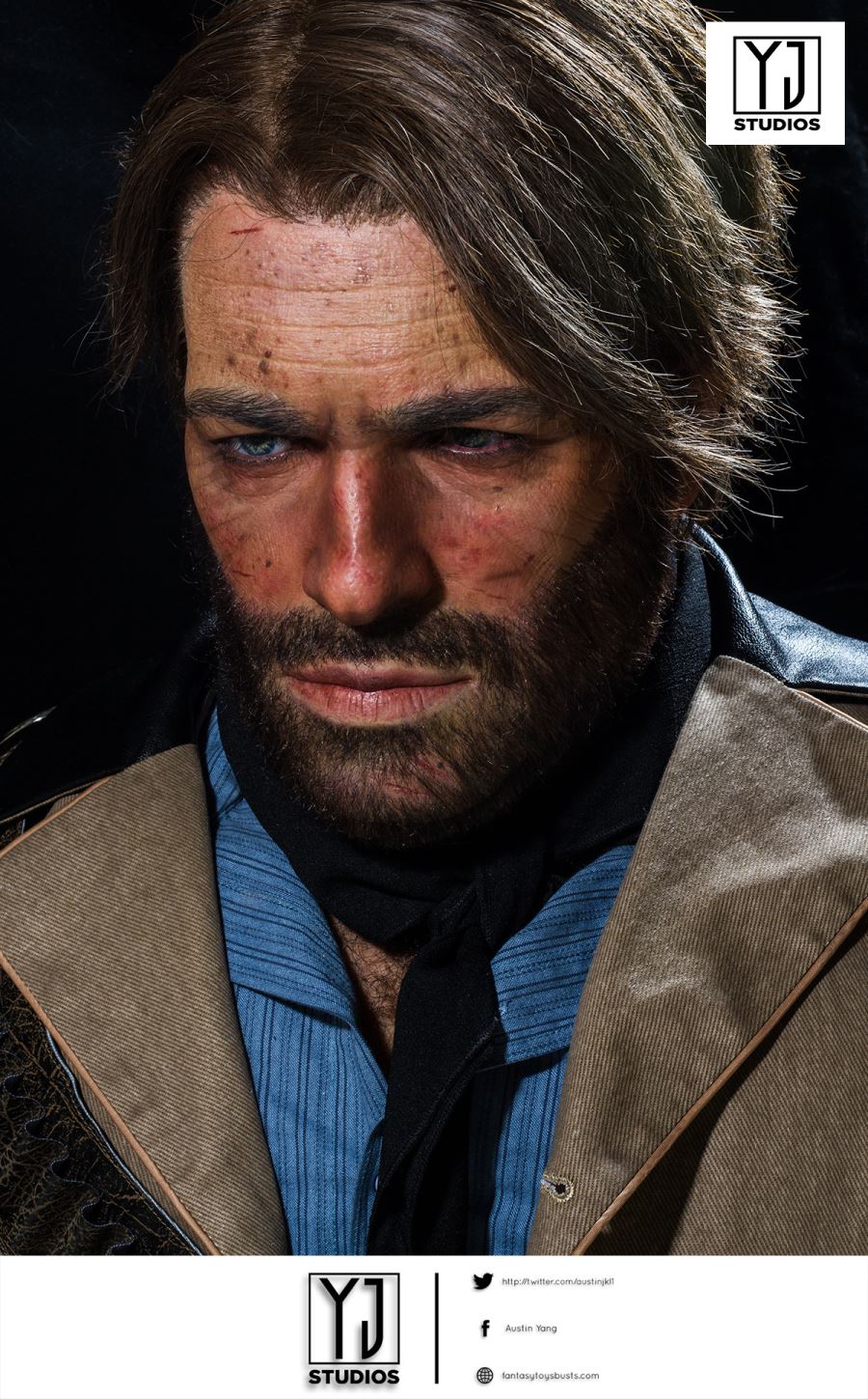 Bust of Arthur Morgan - Red Dead Redemption 2