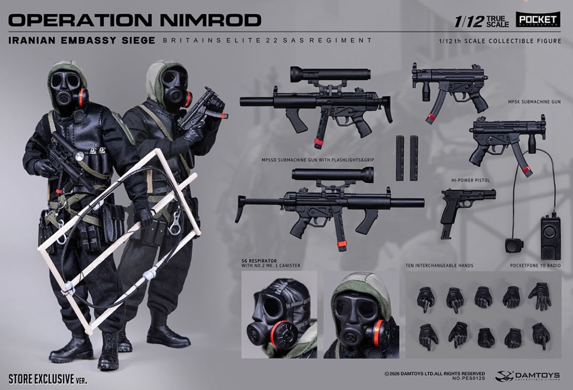 OPERATION NIMROD 1980 IRANIAN EMBASSY SIEGE 22 SAS CRW 1/12