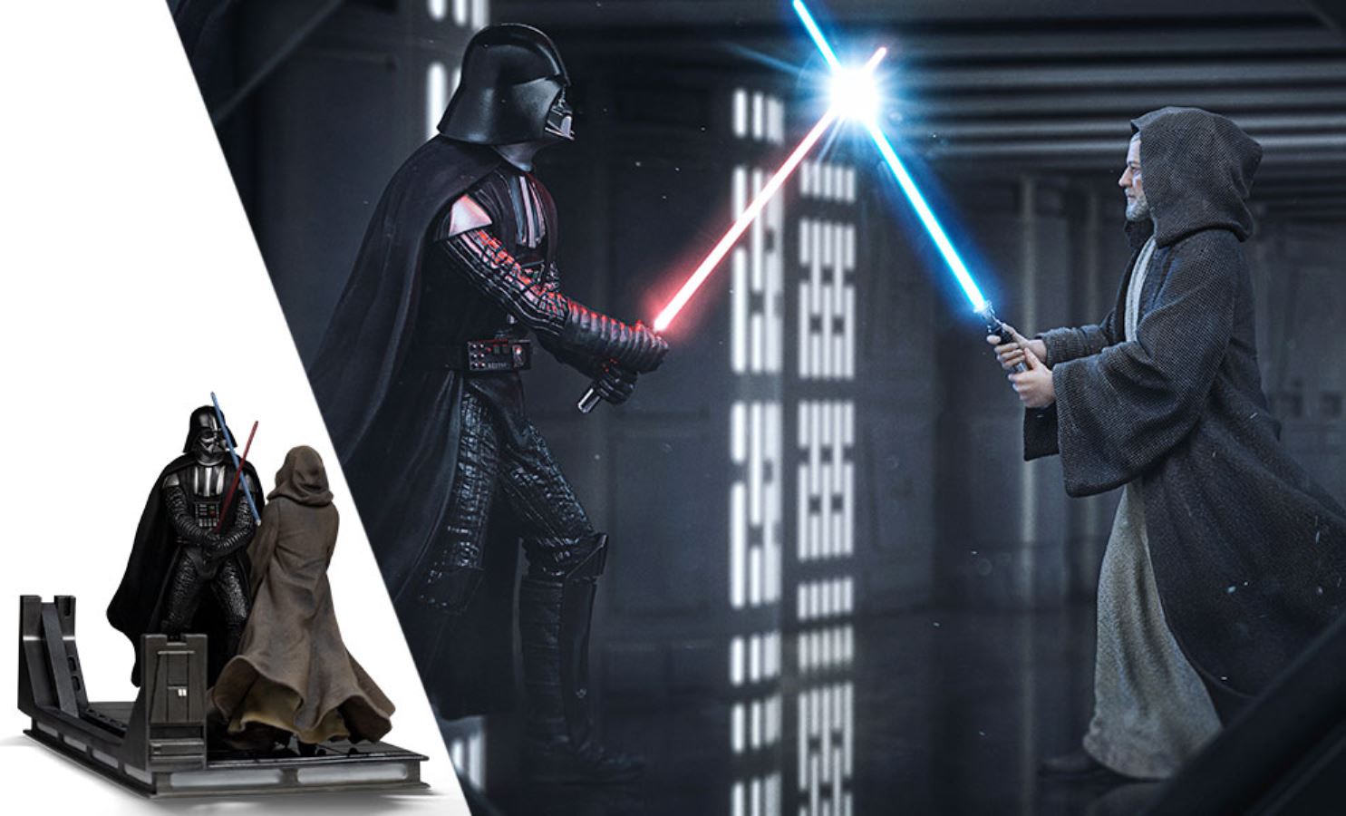 Darth Vader vs Obi-Wan Kenobi Deluxe Version 1/10
