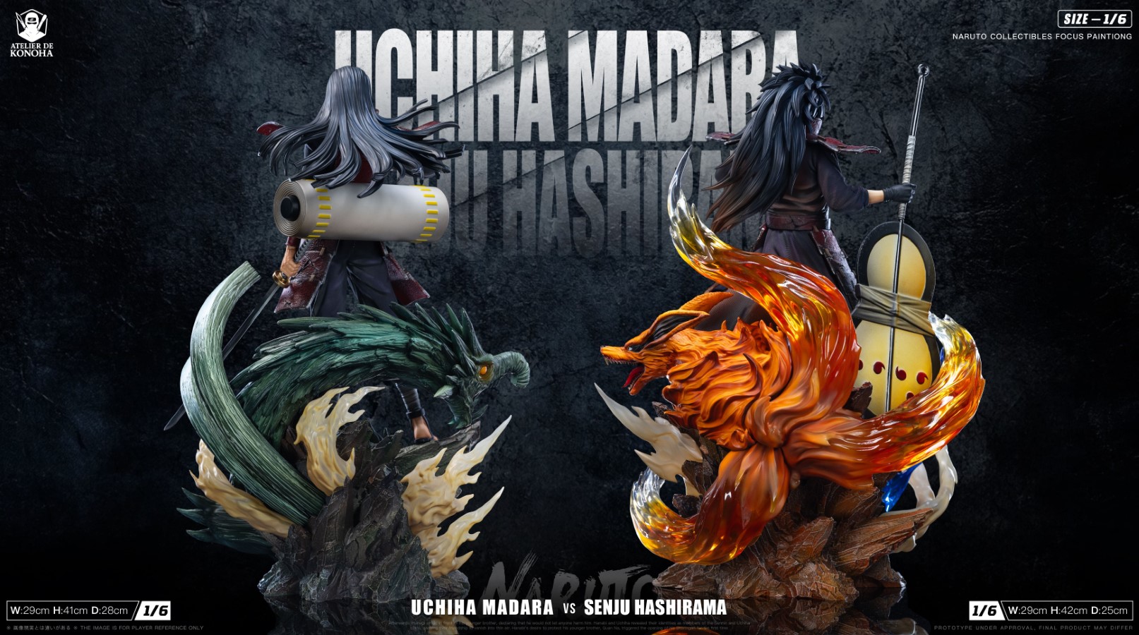 Hashirama Senju & Madara Uchiha - Naruto 1/6
